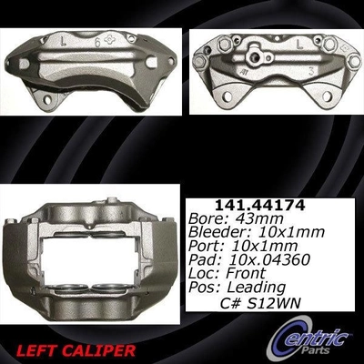 Front Left Rebuilt Caliper With Hardware by CENTRIC PARTS - 141.44174 pa2