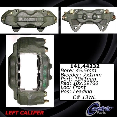 Front Left Rebuilt Caliper With Hardware by CENTRIC PARTS - 141.44232 pa5