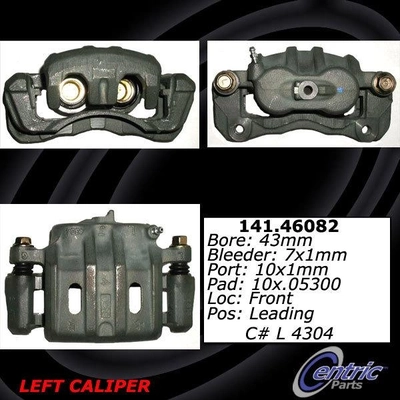 Front Left Rebuilt Caliper With Hardware by CENTRIC PARTS - 141.46082 pa7