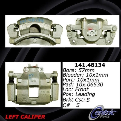 Front Left Rebuilt Caliper With Hardware by CENTRIC PARTS - 141.48134 pa4