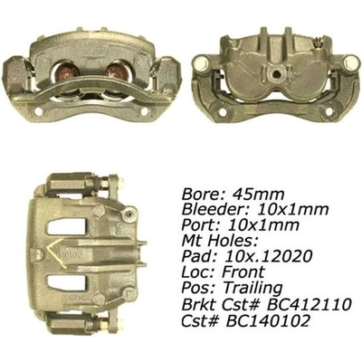 CENTRIC PARTS - 141.51252 - Front Left Disc Brake Caliper pa20