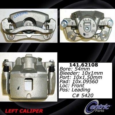 Front Left Rebuilt Caliper With Hardware by CENTRIC PARTS - 141.62108 pa4