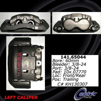 Front Left Rebuilt Caliper With Hardware by CENTRIC PARTS - 141.65044 pa13