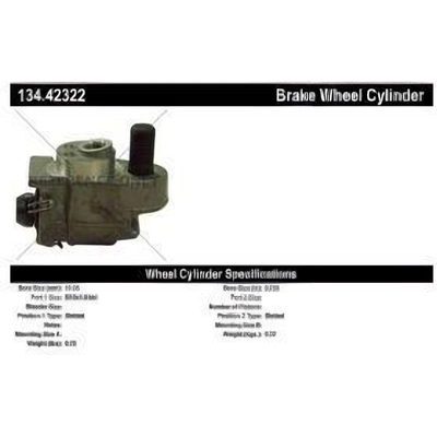 Front Left Wheel Cylinder by CENTRIC PARTS - 134.42322 pa3