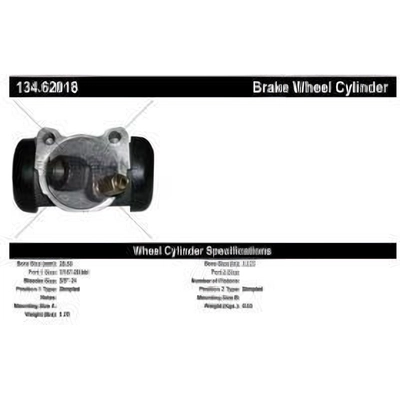 Front Left Wheel Cylinder by CENTRIC PARTS - 134.62018 pa4