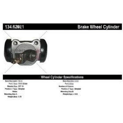 Front Left Wheel Cylinder by CENTRIC PARTS - 134.62021 pa1