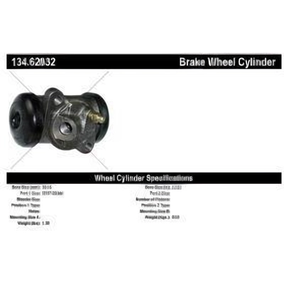 Front Left Wheel Cylinder by CENTRIC PARTS - 134.62032 pa1