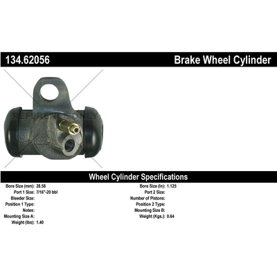 Front Left Wheel Cylinder by CENTRIC PARTS - 134.62056 pa2