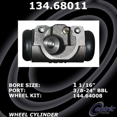 Cylindre de roue avant gauche par CENTRIC PARTS - 134.68011 pa1