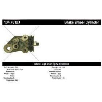 Front Left Wheel Cylinder by CENTRIC PARTS - 134.76123 pa3