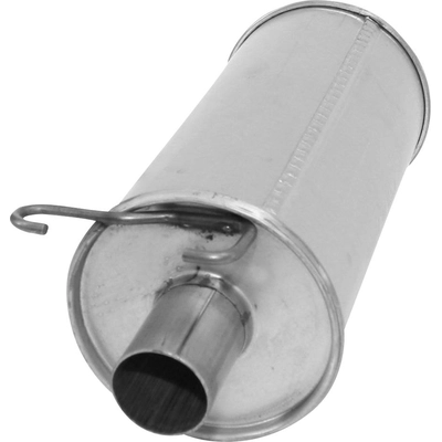 AP EXHAUST - 700058 - Front Aluminized Steel Round Direct Fit Exhaust Muffler with Inlet / Outlet Neck pa2