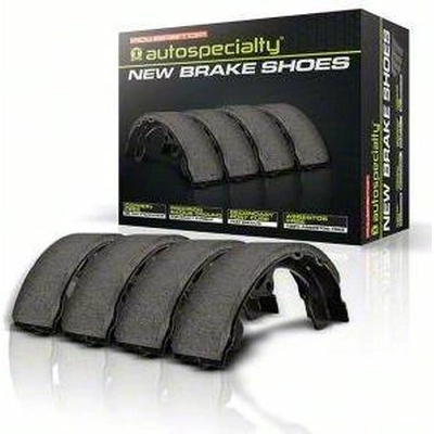 Front New Brake Shoes by POWER STOP - B449 pa4