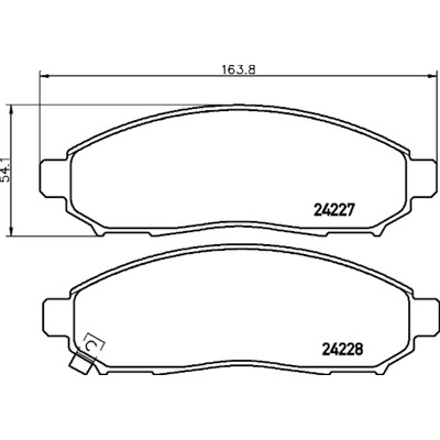 HELLA PAGID - 355033411 - Disc Brake Pad Set pa2