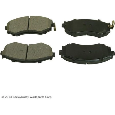 Front Original Equipment Brake Pads by BECK/ARNLEY - 089-1364 pa1