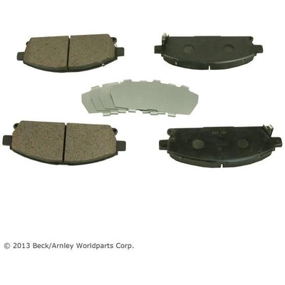 Front Original Equipment Brake Pads by BECK/ARNLEY - 089-1546 pa1