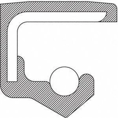 Joint d'arbre de sortie avant par NATIONAL OIL SEALS - 225210 pa2