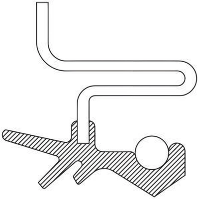 Joint d'arbre de sortie avant by NATIONAL OIL SEALS - 710661 pa6