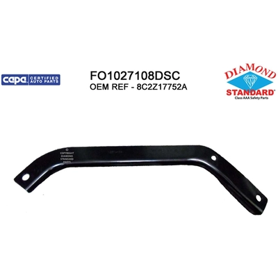 Front Passenger Side Bumper Cover Reinforcement - FO1027108DSC pa1