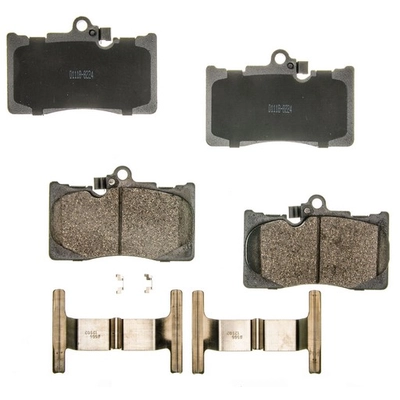 AGNA BRAKES - CXD1118 - Front Disc Brake Pad Set pa1