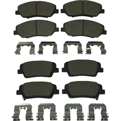 AGNA BRAKES - CXD1202 - Front Disc Brake Pad Set pa1