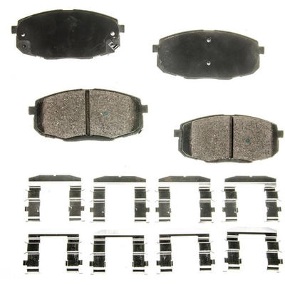 AGNA BRAKES - CXD1397 - Front Premium Ceramic Disc Brake Pad Set pa1