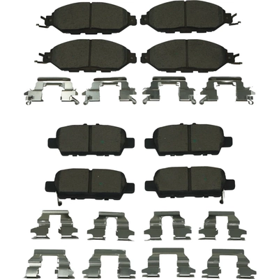 AGNA BRAKES - CXD1978 - Front Premium Ceramic Disc Brake Pad Set pa1