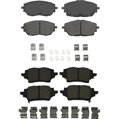 AGNA BRAKES - CXD2076 - Front Premium Ceramic Disc Brake Pad Set pa1