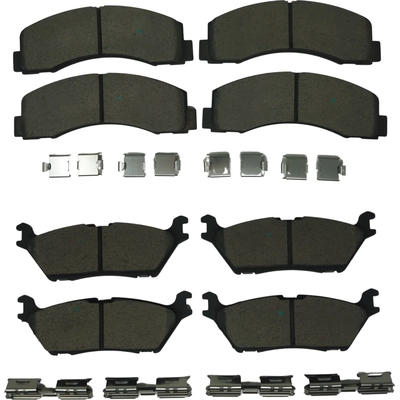 AGNA BRAKES - CXD2087 - Front Premium Ceramic Disc Brake Pad Set pa1