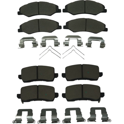 AGNA BRAKES - CXD2089 - Front Premium Ceramic Disc Brake Pad Set pa1