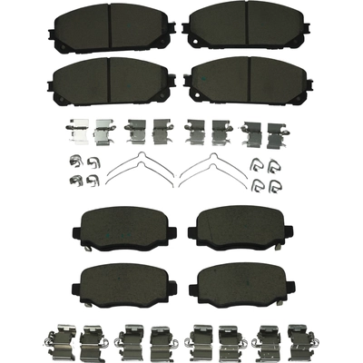 AGNA BRAKES - CXD2138 - Front Premium Ceramic Disc Brake Pad Set pa1