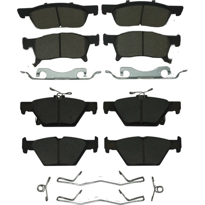 AGNA BRAKES - CXD2170 - Front Premium Ceramic Disc Brake Pad Set pa1