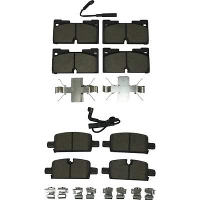 AGNA BRAKES - CXD2173 - Front Premium Ceramic Disc Brake Pad Set pa1