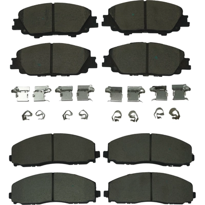 AGNA BRAKES - CXD2176 - Front Premium Ceramic Disc Brake Pad Set pa1