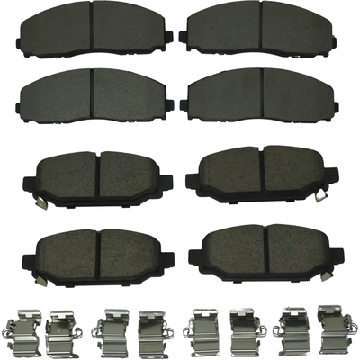 AGNA BRAKES - CXD2177 - Front Premium Ceramic Disc Brake Pad Set pa1