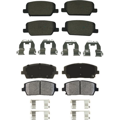 AGNA BRAKES - CXD2215 - Front Premium Ceramic Disc Brake Pad Set pa1