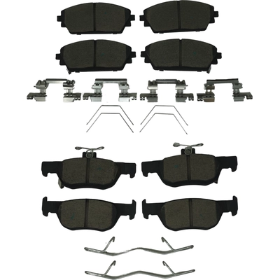 AGNA BRAKES - CXD2218 - Front Premium Ceramic Disc Brake Pad Set pa1