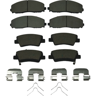 AGNA BRAKES - CXD2287 - Front Premium Ceramic Disc Brake Pad Set pa1