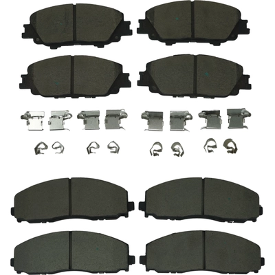 AGNA BRAKES - CXD2375 - Front Premium Ceramic Disc Brake Pad Set pa1