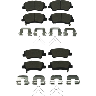 AGNA BRAKES - CXD2418 - Front Premium Ceramic Disc Brake Pad Set pa1