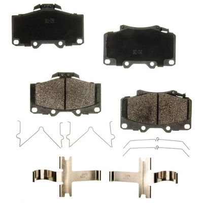 AGNA BRAKES - CXD611 - Front Premium Ceramic Disc Brake Pad Set pa1