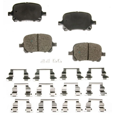 AGNA BRAKES - CXD707 - Front Premium Ceramic Disc Brake Pad Set pa1