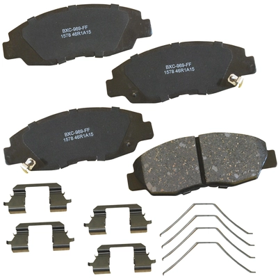 Plaquettes avant en céramique de qualité supérieure de BENDIX - SBC1578 pa1