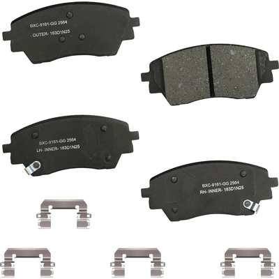 Front Premium Ceramic Pads by BENDIX - SBC2564 pa1