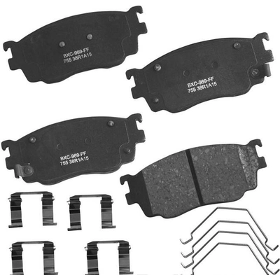 Front Premium Ceramic Pads by BENDIX - SBC755 pa1