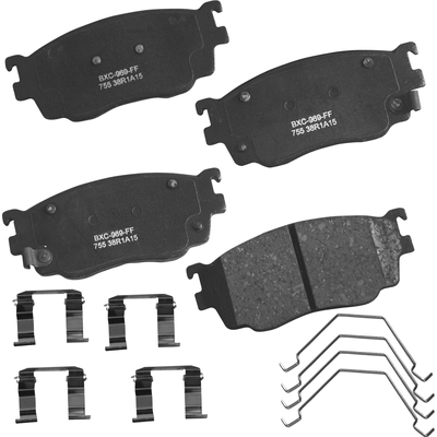 Front Premium Ceramic Pads by BENDIX - SBC755 pa2