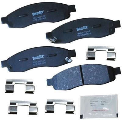 Front Premium Ceramic Pads by BENDIX - CFC1015 pa1