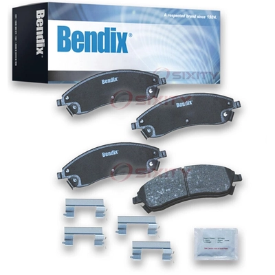 Front Premium Ceramic Pads by BENDIX - CFC1019 pa2