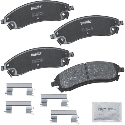 Front Premium Ceramic Pads by BENDIX - CFC1019 pa4