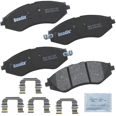 Plaquettes avant en céramique de qualité supérieure de BENDIX - CFC1035 pa1