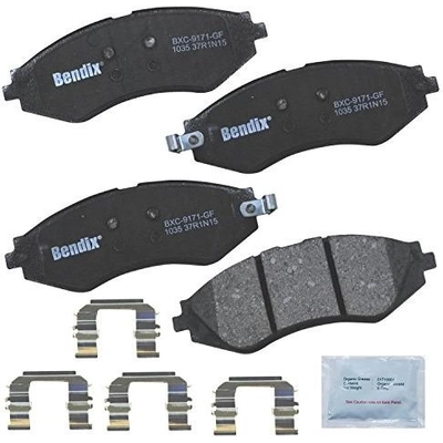 Plaquettes avant en céramique de qualité supérieure de BENDIX - CFC1035 pa2